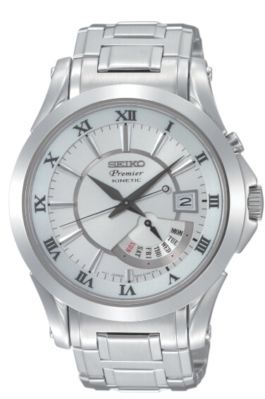 Seiko Premier Kinetic with Retrograde Day Indicator Men watch SRN001 - Click Image to Close